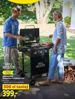 Lidl GRILLMEISTER Grill gazowy 3-palmikowy, 9 kW oferta