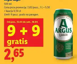 Lidl Argus Lager oferta