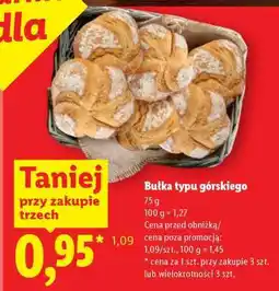 Lidl Bułka typu górskiego oferta