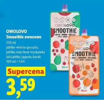 Lidl OWOLOVO Smoothie owocowe oferta