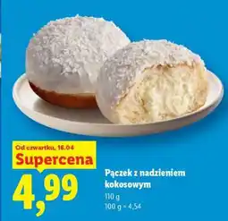 Lidl Pączek z nadzieniem kokosowym oferta