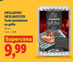 Lidl GRILL&FUN/GRILLMEISTER Tacki aluminiowe na grilla oferta