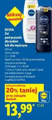 Lidl NIVEA Żel pod prysznic oferta