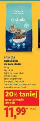 Lidl COSHIDA Sucha karma dla kota, sterile oferta