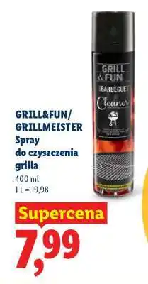 Lidl GRILL&FUN/GRILLMEISTER Spray do czyszczenia grilla oferta