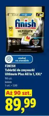 Lidl FINISH Tabletki do zmywarki Ultimate Plus All in 1, XXL oferta