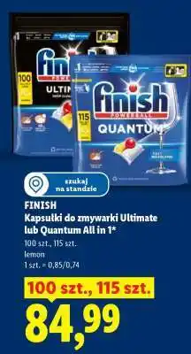 Lidl FINISH Kapsułki do zmywarki Ultimate lub Quantum All in 1 oferta