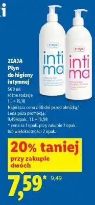 Lidl ZIAJA Płyn do higieny intymnej oferta