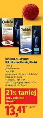 Lidl COSHIDA SELECTION Mokra karma dla kota, fileciki oferta
