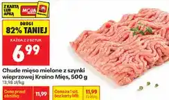 Biedronka Chude mięso mielone z szynki wieprzowej Kraina Mięs oferta