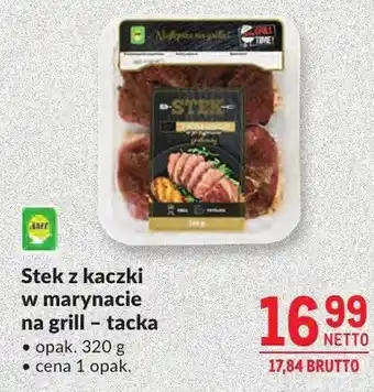 Stek z kaczki w marynacie na grill - tacka Wierzejewski