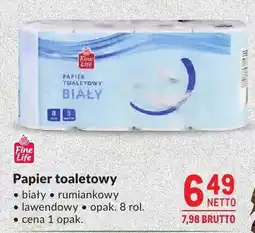 Makro Papier toaletowy biały rumiankowy lawendowy Fine Life oferta