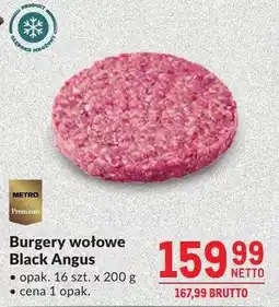 Makro Burgery wołowe Black Angus Metro oferta