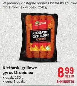 Makro Kiełbaski grillowe gyros Drobimex oferta