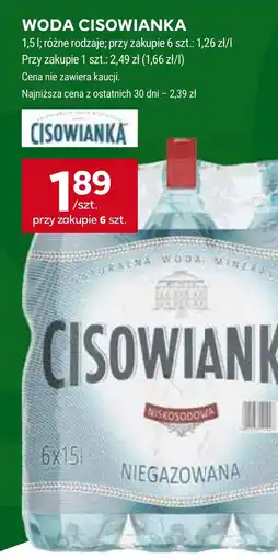Stokrotka Market Woda mineralna Cisowianka oferta