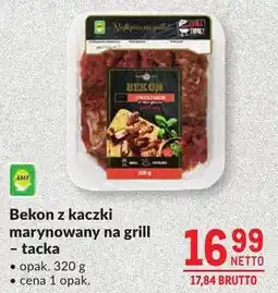 Makro Bekon z kaczki marynowany na grill - tacka Wierzejewski oferta
