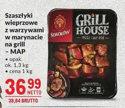 Makro Szaszłyki wieprzowe z warzywami w marynacie na grill - MAP Sokolow Grill House oferta