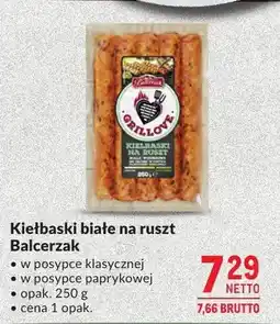 Makro Kiełbaski białe na ruszt Balcerzak w posypce klasycznej w posypce paprykowej oferta
