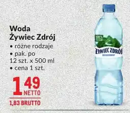 Makro Woda Żywiec Zdrój różne rodzaje oferta