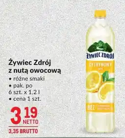 Makro Żywiec Zdrój z nutą owocową różne smaki oferta