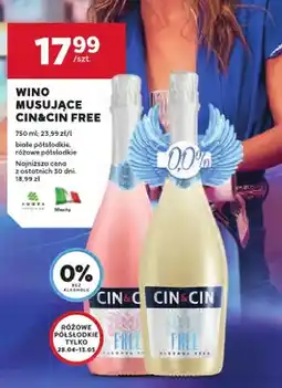 Stokrotka Wino musujące Cin&Cin Free oferta