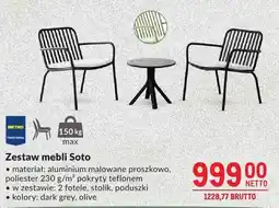 Makro Zestaw mebli ogrodowych Soto oferta