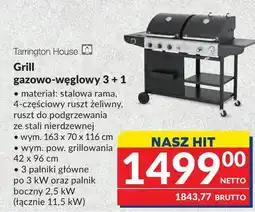 Makro Grill gazowo-węglowy 3 + 1 Tarrington House oferta