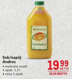 Makro Sok/napój Andros wybrany smak oferta