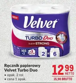 Makro Ręcznik papierowy Velvet Turbo Duo oferta