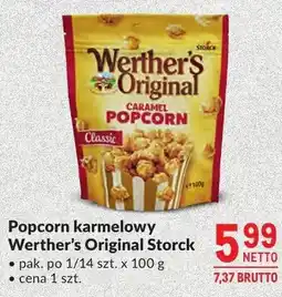 Makro Popcorn karmelowy Werther's Original Storck oferta