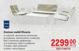 Makro Zestaw mebli ogrodowych Rivaria oferta