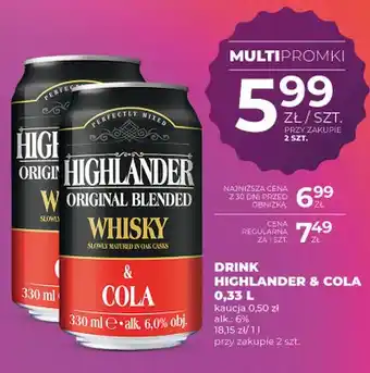 Duży Ben Drink Highlander & cola oferta