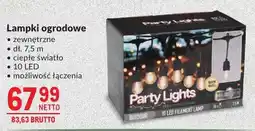 Makro Lampki ogrodowe zewnętrzne dl. 7,5 m ciepłe światło 10 LED możliwość łączenia oferta