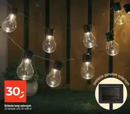 Dealz Girlanda lamp solarnych 20 lampek LED oferta