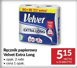 Makro Ręcznik papierowy Velvet Extra Long oferta