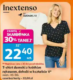 Auchan T-shirt damski Inextenso oferta