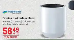 Makro Donica z wkładem Heos wym. (śr. x wys.): 39 x 44 cm kolory: biały, antracyt oferta