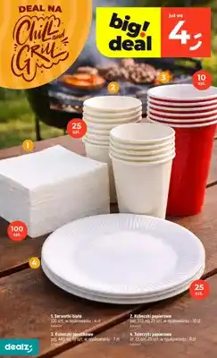 Dealz Talerzyki papierowe śr. 23 cm oferta