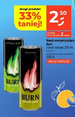 Dealz Napój energetyzujący Burn różne rodzaje oferta