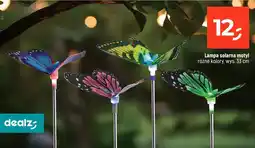Dealz Lampa solarna motyl różne kolory oferta