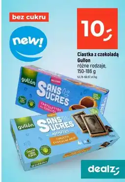 Dealz Ciastka z czekoladą Sans Sucres różne rodzaje oferta