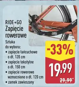 ALDI Zapięcie rowerowe Ride + Go oferta