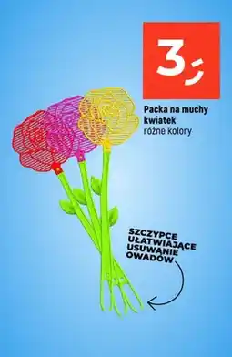 Dealz Packa na muchy kwiatek różne kolory oferta