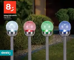 Dealz Szklana kula solarna różne kolory świecenia oferta