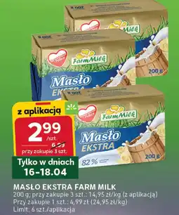 Stokrotka Express Masło Farm Milk oferta