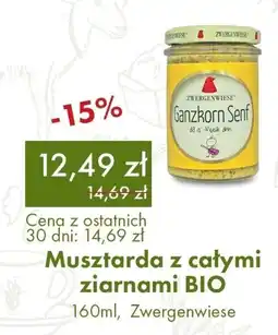 Organic Farma Zdrowia Musztarda z całymi ziarnami BIO , Zwergenwiese oferta