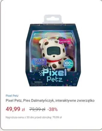 Pixel Petz, Pies Dalmatyńczyk, interaktywne zwierzątko