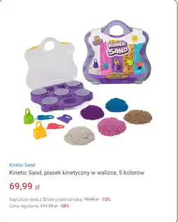 Smyk Kinetic Sand, piasek kinetyczny w walizce, 5 kolorów oferta