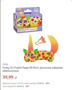 Smyk Furby, DJ Furbiś Pepp-Oh-Roni, pluszowa zabawka elektroniczna oferta