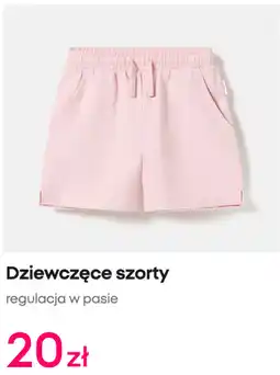 Pepco Dziewczęce szorty regulacja w pasie oferta